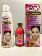 Gluta White Total fairness Body Lotion 300ml + serum